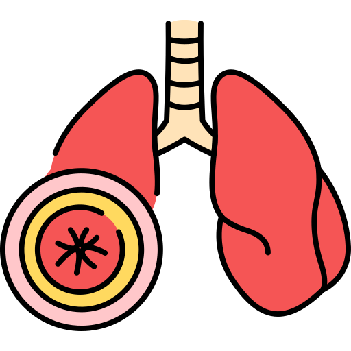 Bronchitis Generic Outline Color Icon