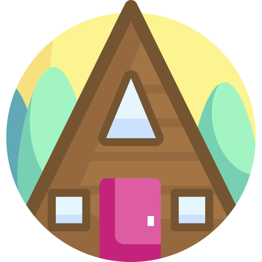 House Detailed Flat Circular Flat icon