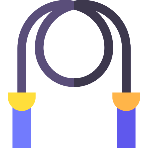 Skipping rope Basic Straight Flat icon