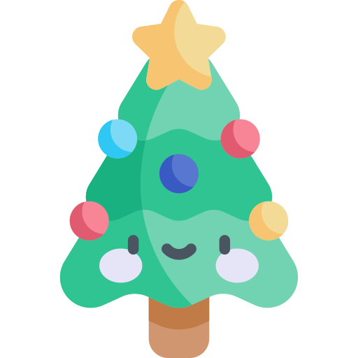 árbol de navidad icono gratis