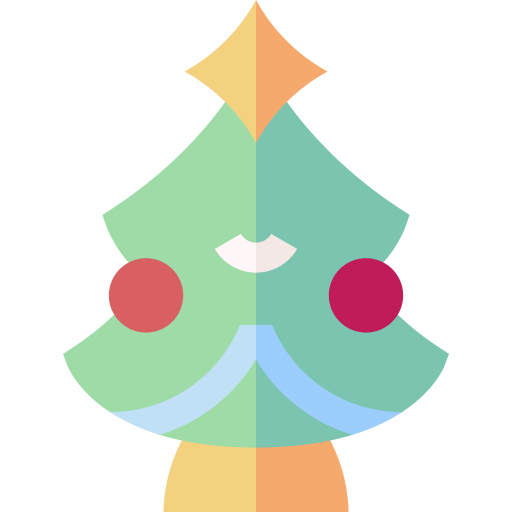 árbol de navidad icono gratis