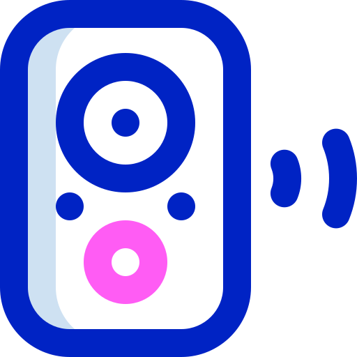 altavoz de música icono gratis