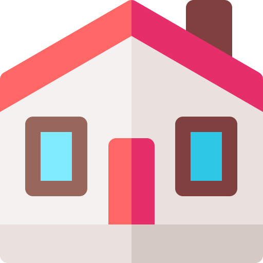 House Basic Rounded Flat icon