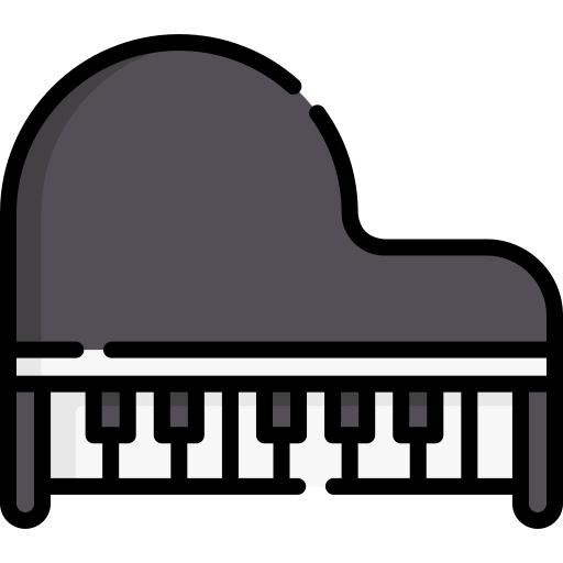 piano de cola icono gratis