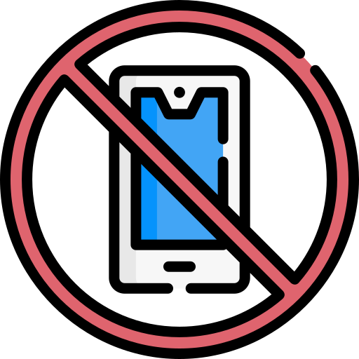 No phone free icon