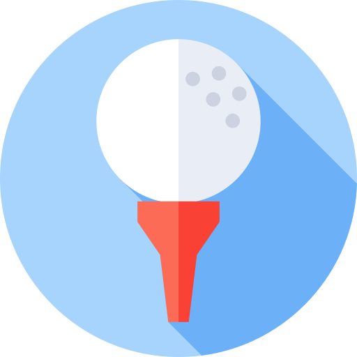 pelota de golf icono gratis