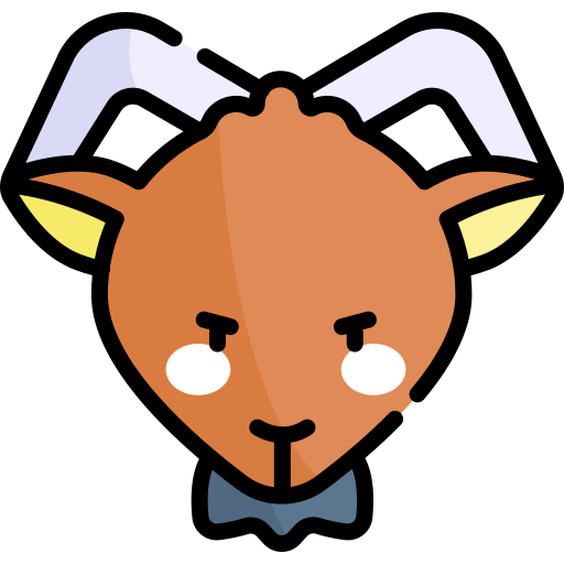 Ram Kawaii Lineal color icon