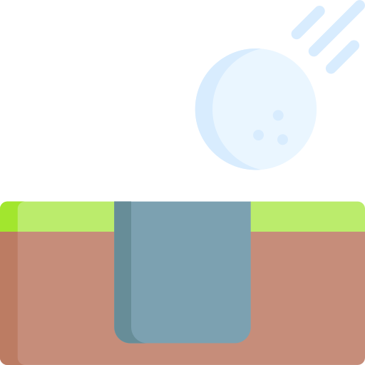 Golf hole Special Flat icon