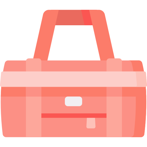 bolsa de lona icono gratis