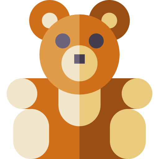 oso de peluche icono gratis