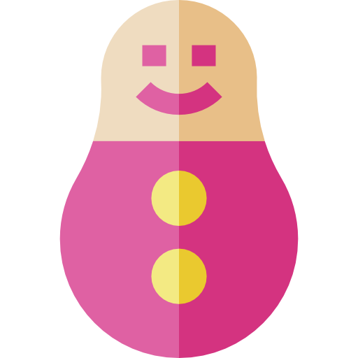 matryoshka icono gratis