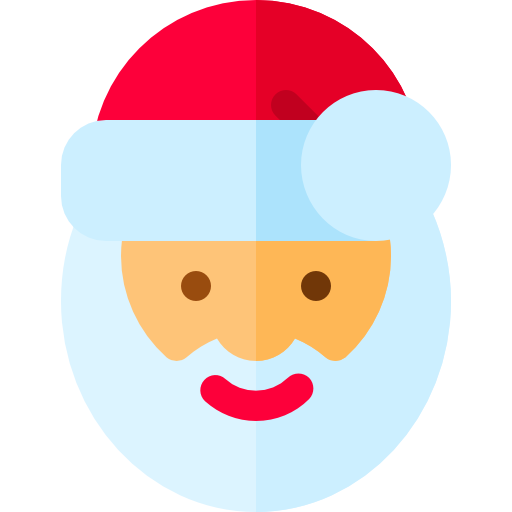 papá noel icono gratis