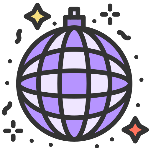 Disco ball Generic Outline Color icon