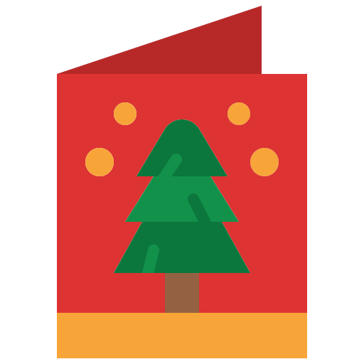 tarjeta de navidad icono gratis