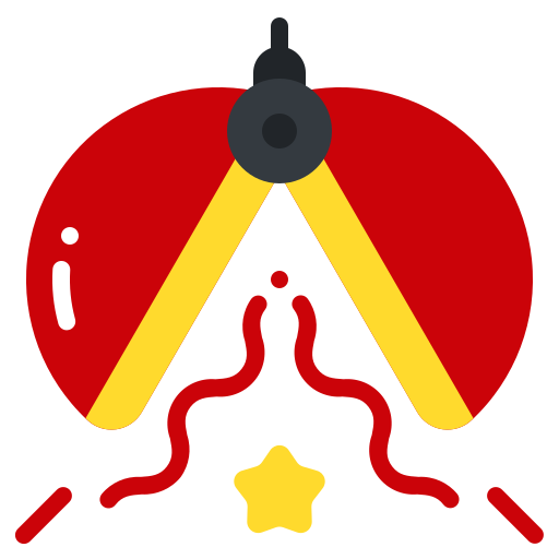 bola de confeti icono gratis