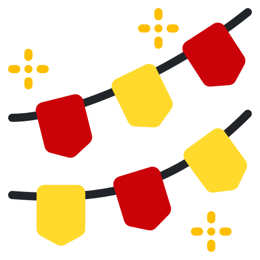 guirnalda icono gratis