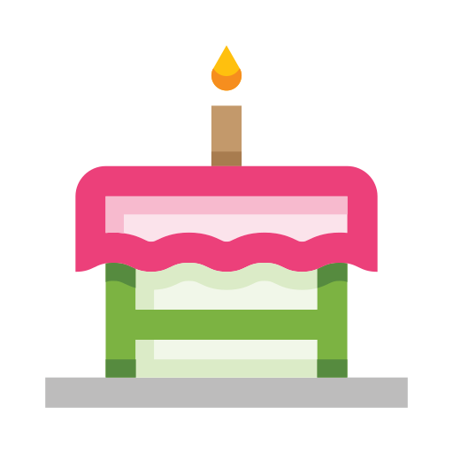 pastel de cumpleaños icono gratis