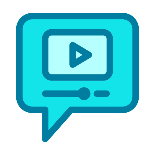 reproductor de video icono gratis