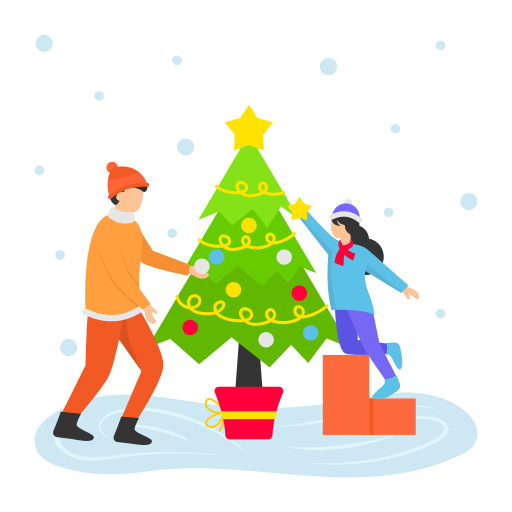 árbol de navidad icono gratis