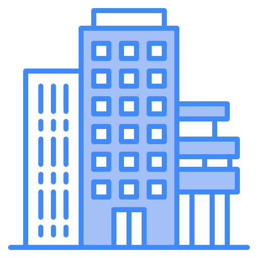 Buildings Generic Blue Icon