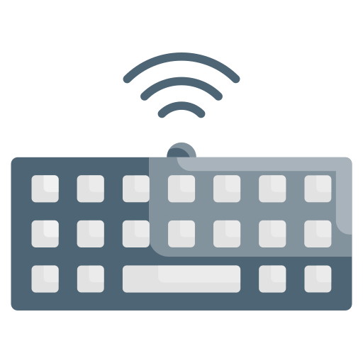 teclado inalambrico icono gratis