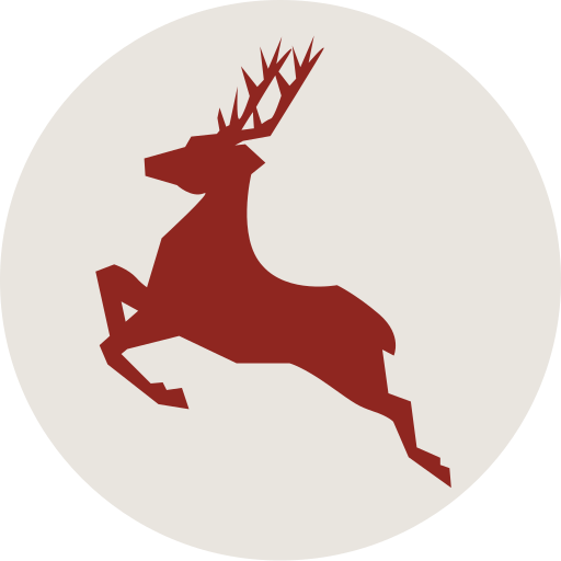 Reindeer Generic Circular icon