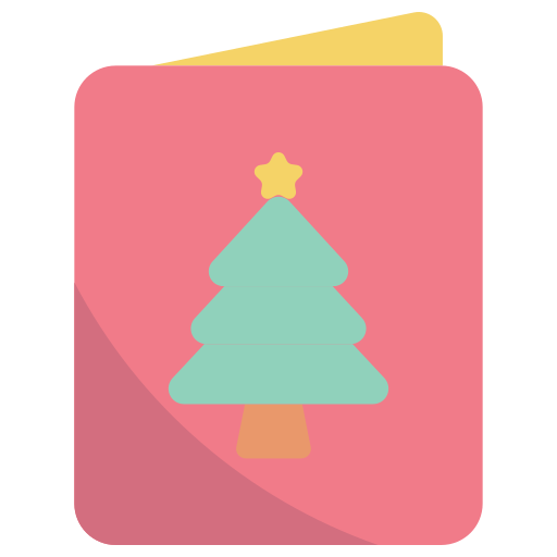tarjeta de navidad icono gratis