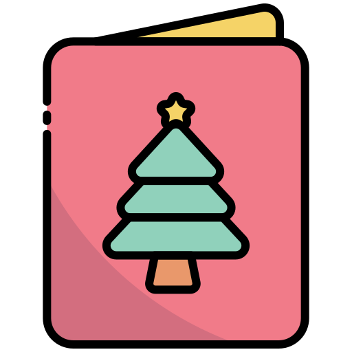 tarjeta de navidad icono gratis