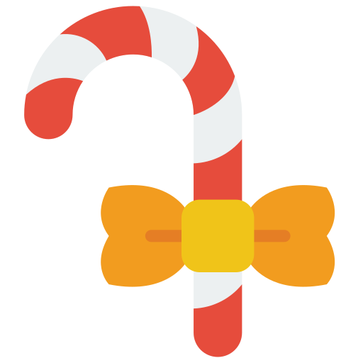 Candy cane Basic Miscellany Flat icon