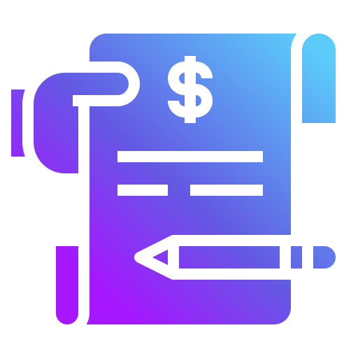 Bill Generic Flat Gradient icon