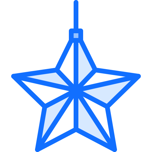 estrella de navidad icono gratis