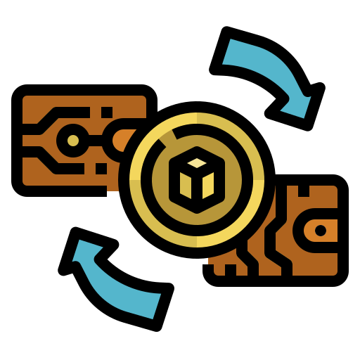 transferencia de dinero icono gratis