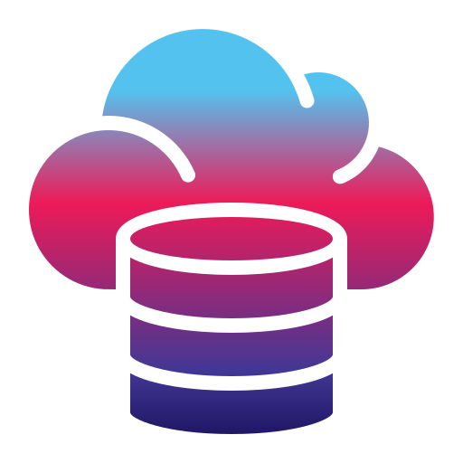 base de datos en la nube icono gratis