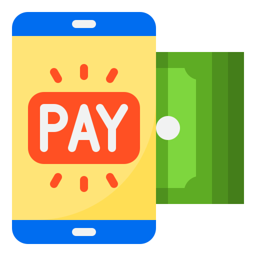 Pay srip Flat icon