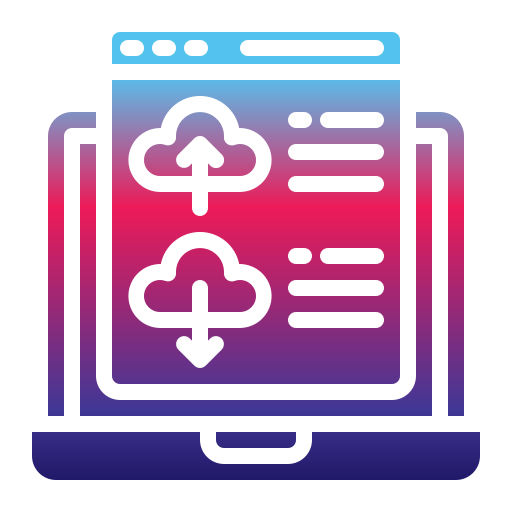 servidor en la nube icono gratis