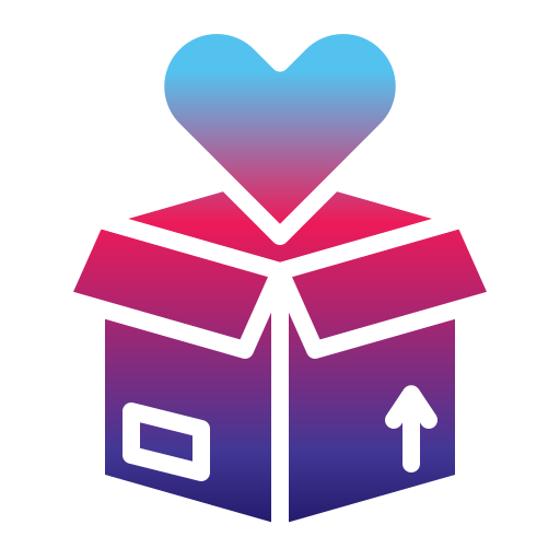 Delivery box - Free love and romance icons