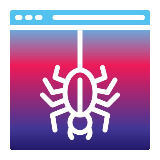 software malicioso icono gratis