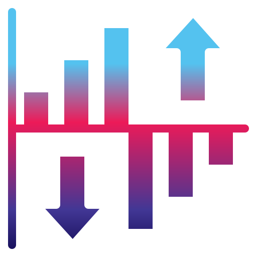 gráfico de barras icono gratis