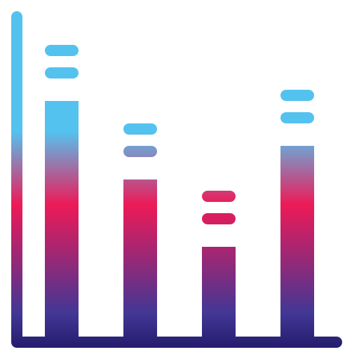 gráfico de barras icono gratis