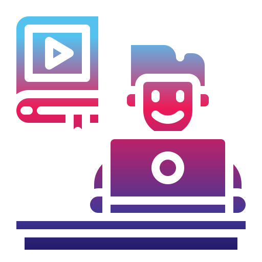 aprender en línea icono gratis