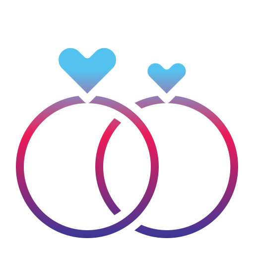 anillos de boda icono gratis