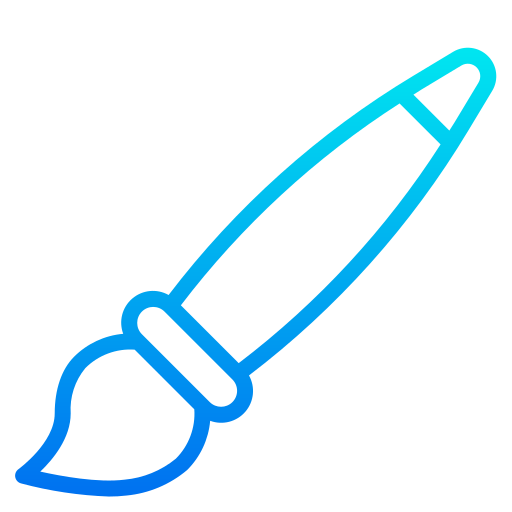 cepillo de pintura icono gratis