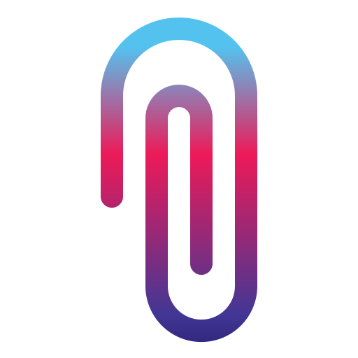 Paper clip Generic Flat Gradient icon