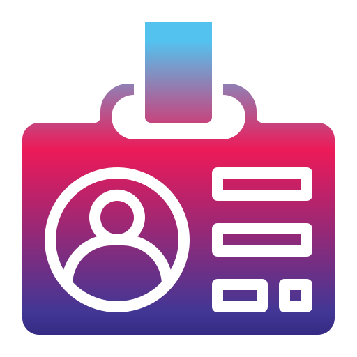 tarjeta de identificación icono gratis