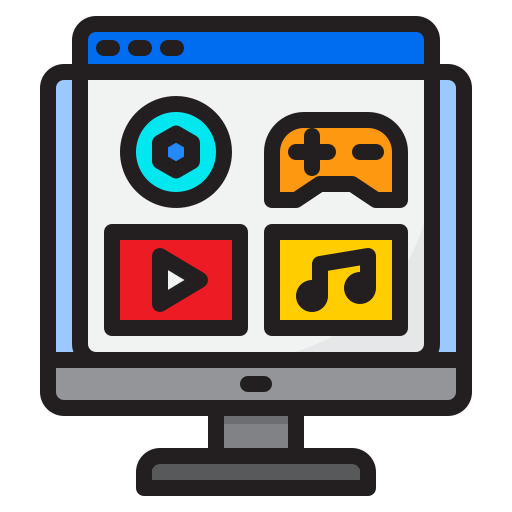 multimedia icono gratis