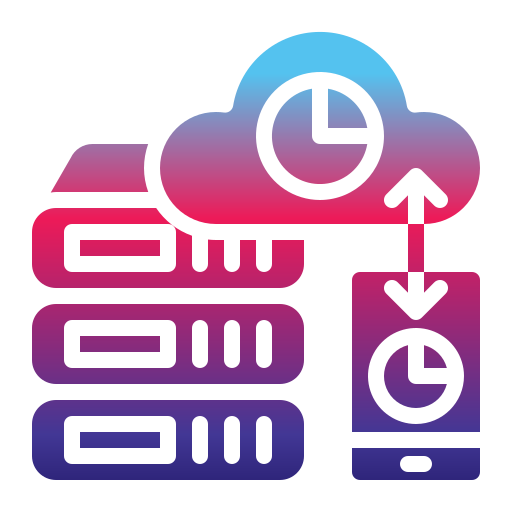 transferencia de datos icono gratis