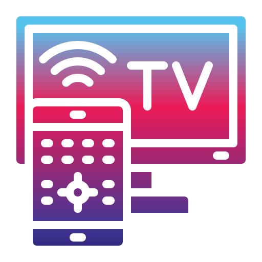 televisión inteligente icono gratis