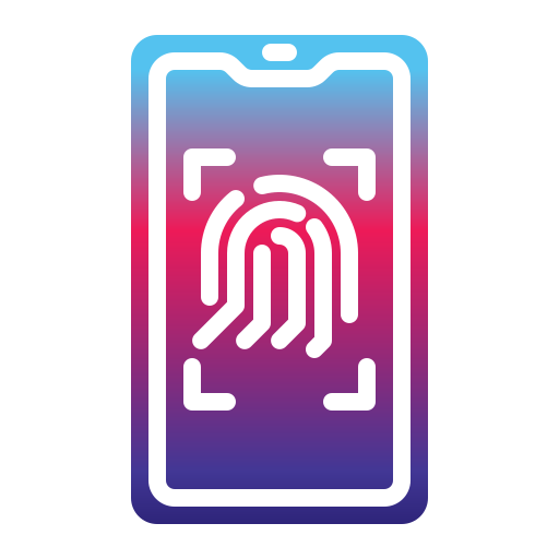 escaneo de huellas dactilares icono gratis
