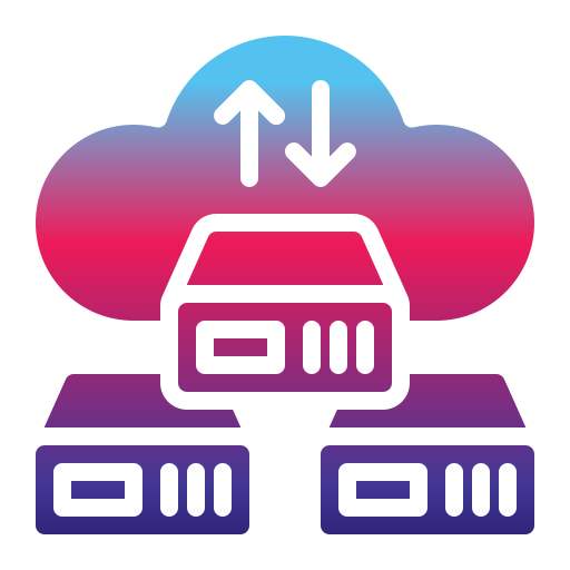 transferencia de datos icono gratis