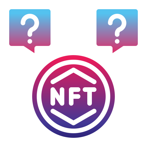             nft technology vector    